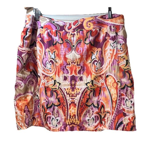 Chico’s Size XL Tennis Skort Linen Front Tie Shirt Set 40th Anniversary Chicos - Picture 7 of 15